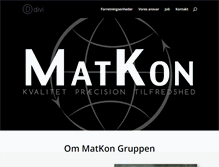 Tablet Screenshot of matkon.com